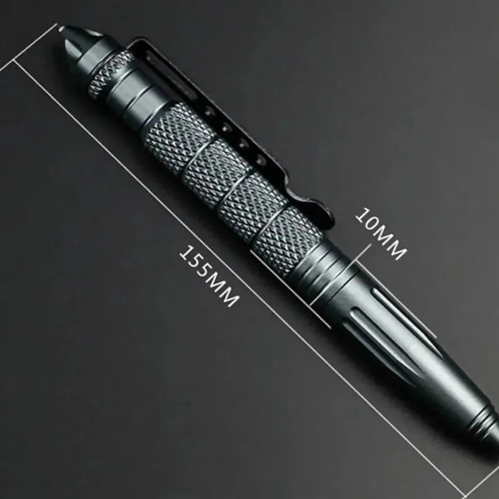 Tactical Pen Self Defense Multifunction Emergency Survival Tool Glass Breaker Tungsten Steel Writing Pen Outdoor Rescue Escape Peaceful Pleasures Health and Wellness