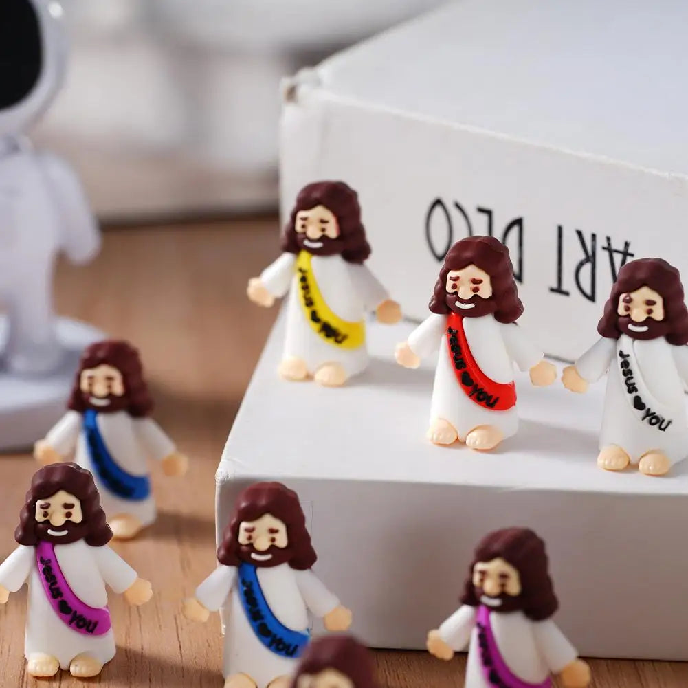 Easter Mini Jesus Figurines for Decorative Purposes Peaceful Pleasures Health and Wellness