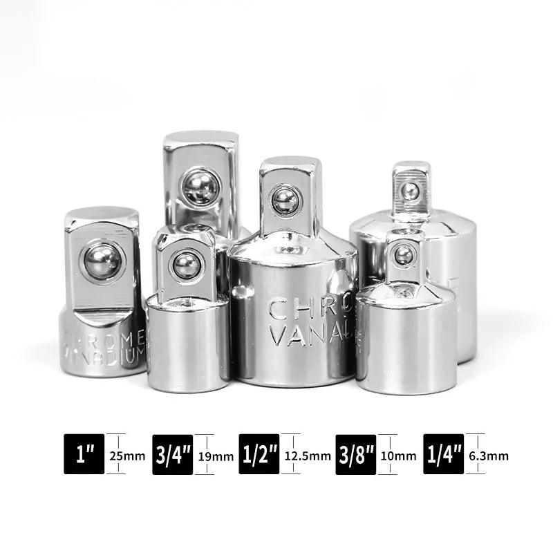 Ratchet Wrench Socket Adapter Converter 1 4 3 8 2 Female Male Drive