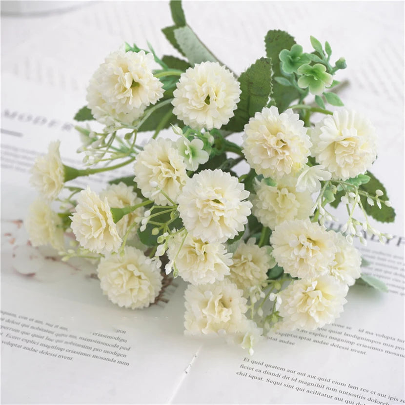 Artificial Silk Hydrangea Flowers for Wedding, Home & Party