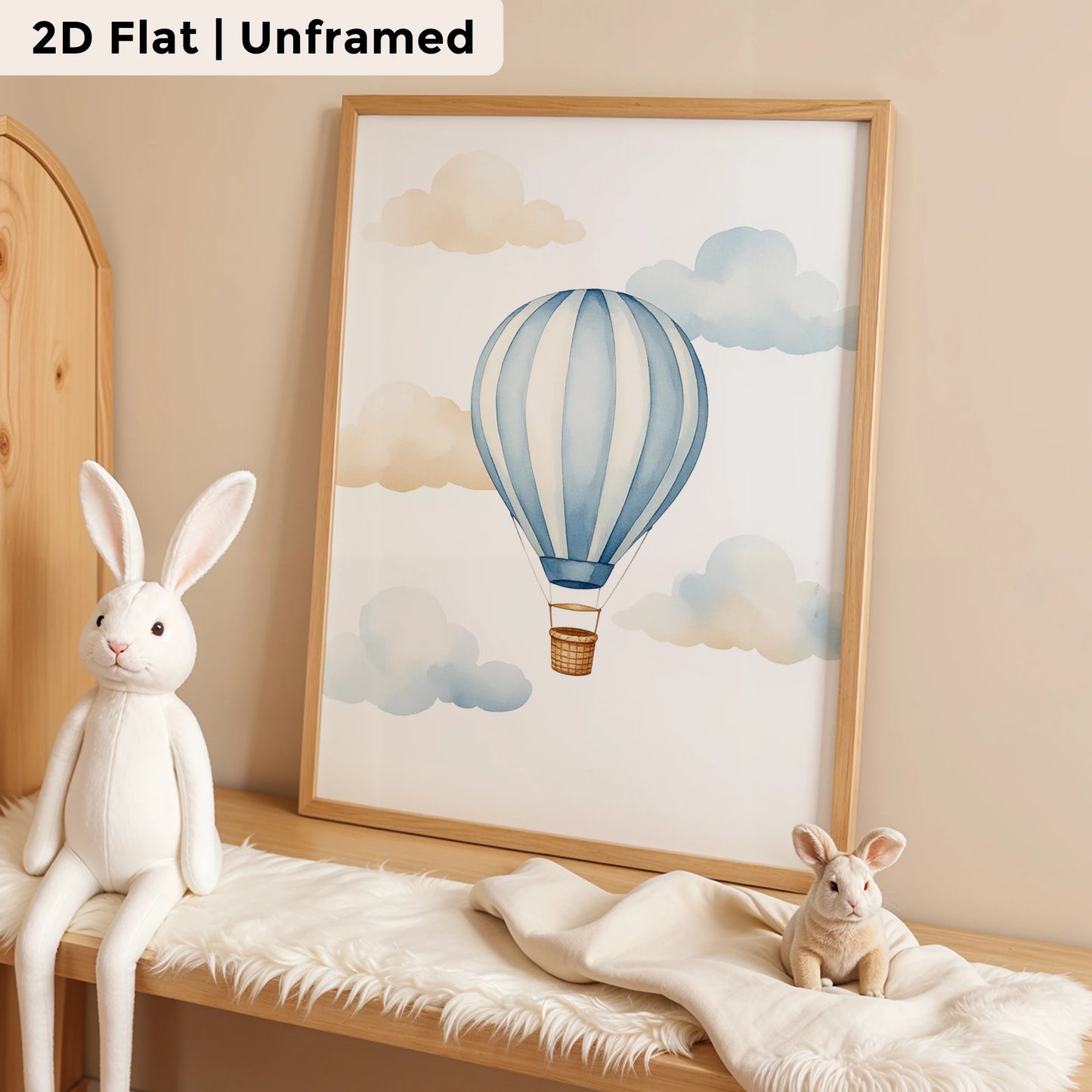 3-Piece Paper Airplane Castle Canvas Wall Art | Kids Room Decor