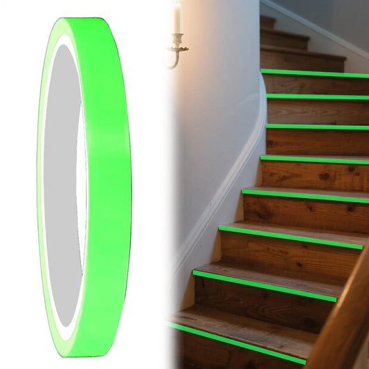 Glow In The Dark Tape – Fluorescent Stair & Safety Tape Glow Safety Tape Peaceful Pleasures Health and Wellness