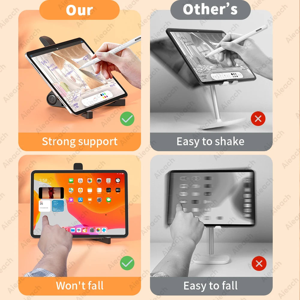Adjustable Foldable Phone & Tablet Stand – 180° Multi-Angle Peaceful Pleasures Health and Wellness