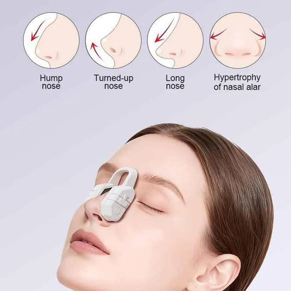 Japanese Nose Lifter Massager Ems Microcurrent Vibration Silicone High Nose Bridge Sculpting Tool Improving Nasal Contours Peaceful Pleasures Health and Wellness