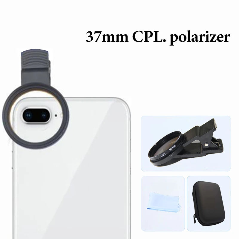 Mobile Phone Polarizer Camera Lens For Cellphone 67mm CPL Polarizer 52mm Scenery Anti-laser Polarizer Dimming Filter Accessories Peaceful Pleasures Health and Wellness 37mm for CPL