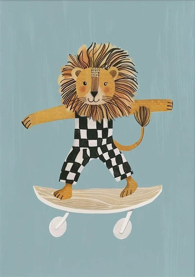 Funny Animal Canvas Wall Art Prints | Kids Nursery Room Decor