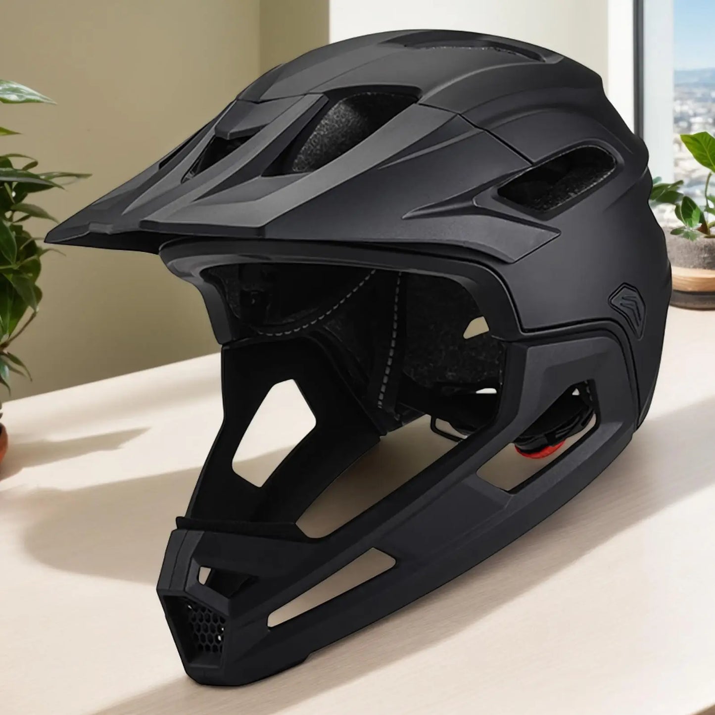 Full Face Mountain Bike Helmet – Detachable Chin Guard Adult Full Face Bike Helmet Peaceful Pleasures Health and Wellness