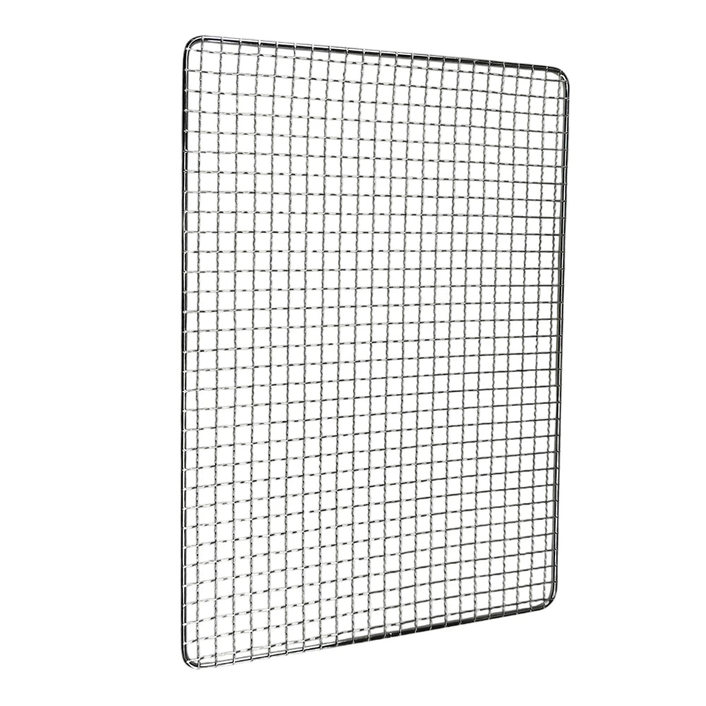 Square Roast Grate Net Grid Galvanized Iron BBQ Fish Meat Vegetable