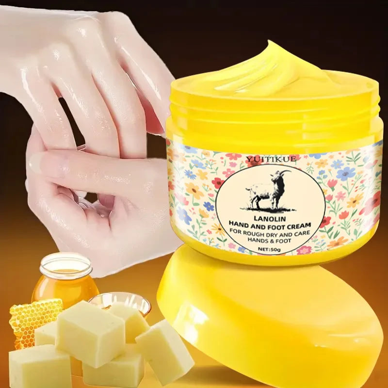 YUITIKUE Lanolin Hand & Foot Cream 50g | 3-in-1 Moisturizer