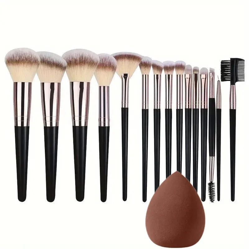 RUNTOIN Makeup Brush Set 3–20 Pcs | Soft Fluffy Beauty Brushes