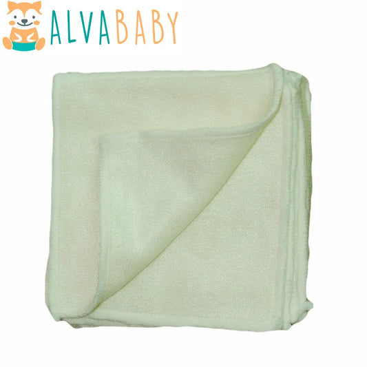 ALVABABY Reusable Bamboo Baby Wipes 12-Pack | Soft & Washable Reusable Baby Wipes Peaceful Pleasures Health and Wellness