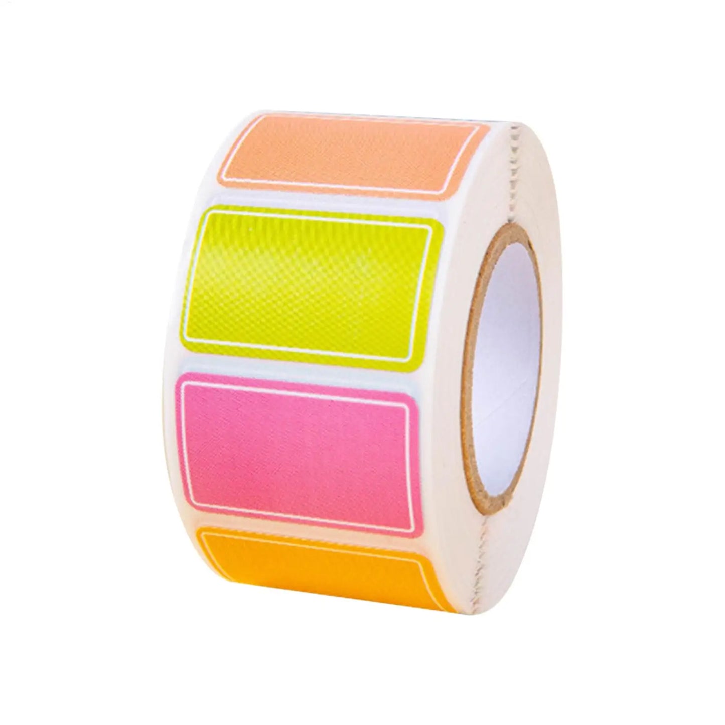 500Pcs Colored Waterproof Self-Adhesive Label Stickers