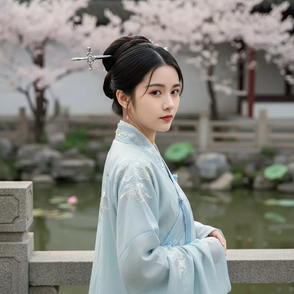 Alloy Sword Hairpin New Chinese Style Hanfu Hair Accessory Long Sword Hair Stick Peaceful Pleasures Health and Wellness