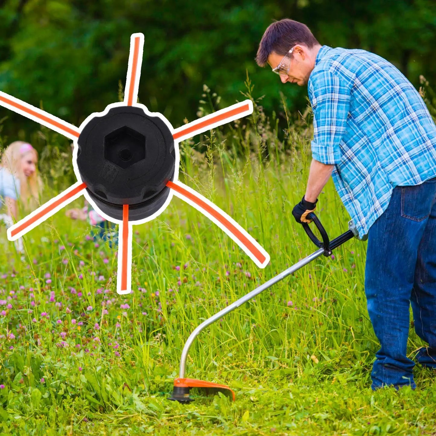 Universal Grass Trimmer Head Replacement – Easy Install