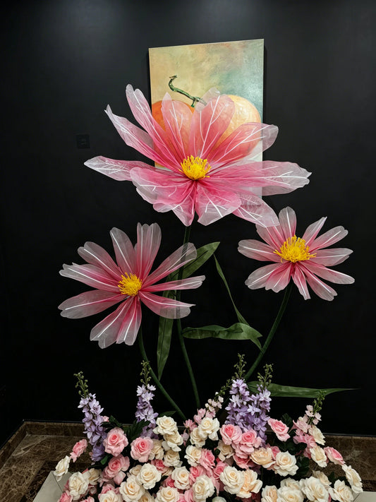 Artificial Silk Poppy Flower Wedding Backdrop Stand 40–80cm Artificial Flower Stand Peaceful Pleasures Health and Wellness