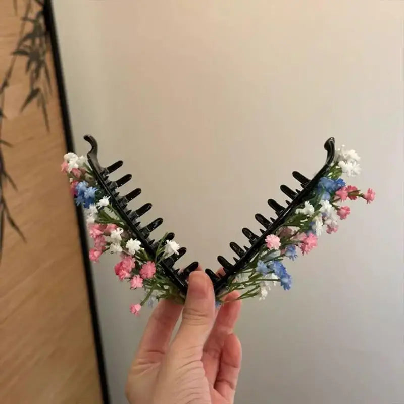 Baby's Breath Flower Hair Clip – Elegant Bridal Hairpin