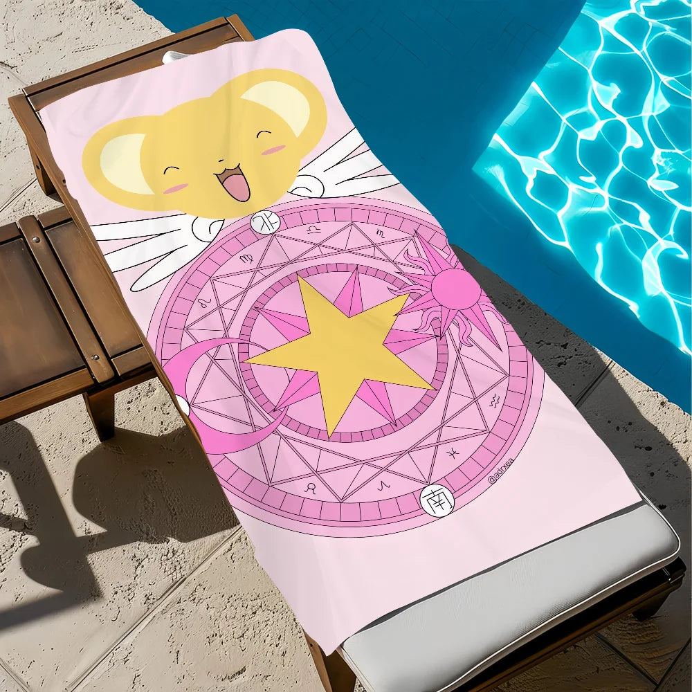 Cardcaptor Sakura Quick-Dry Beach Towel | Soft Microfiber