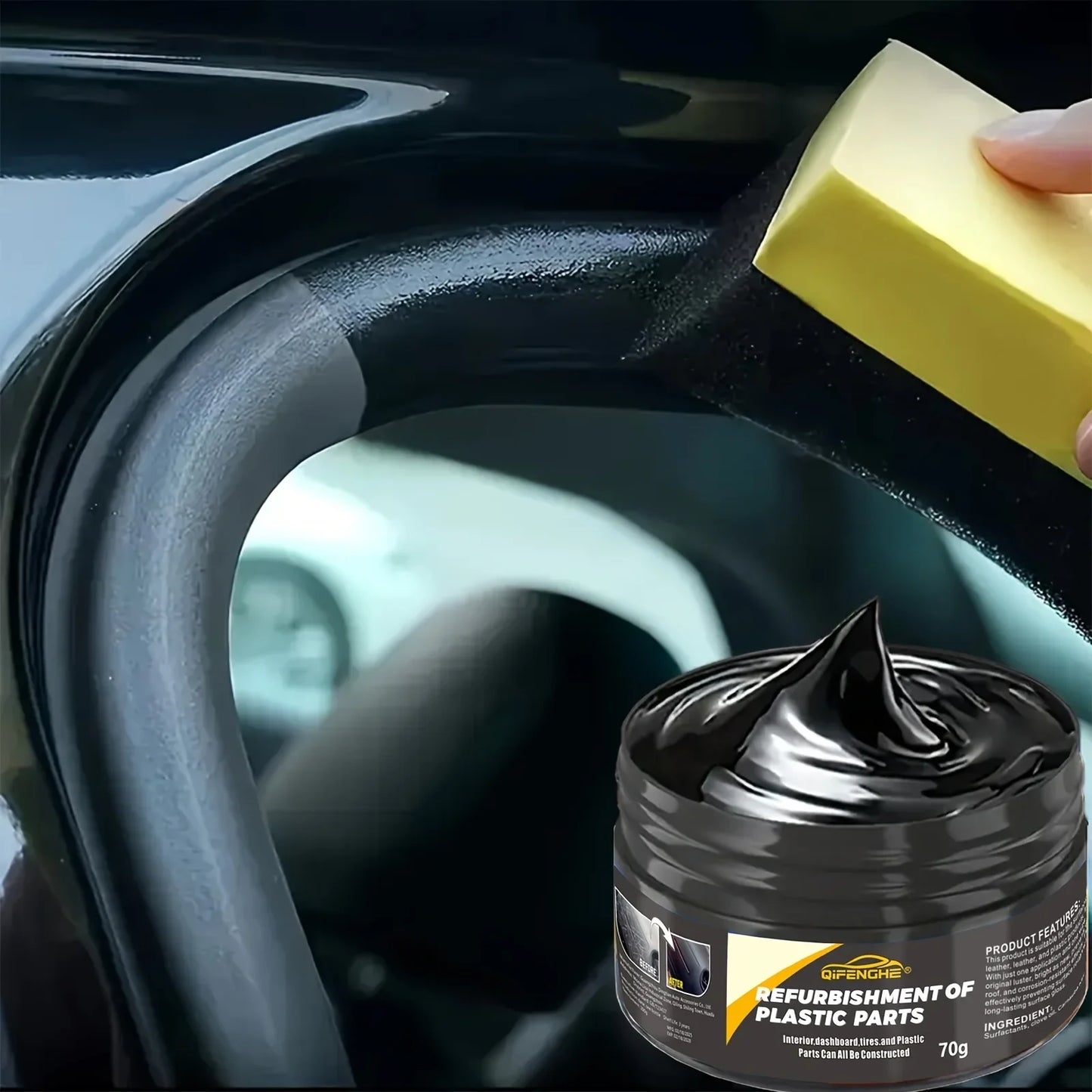 Car Plastic Restorer – Polishing Wax & Scratch Repair Cream