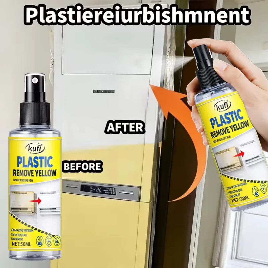 Plastic Yellowing Remover Spray – Restore Faded Plastic Fast