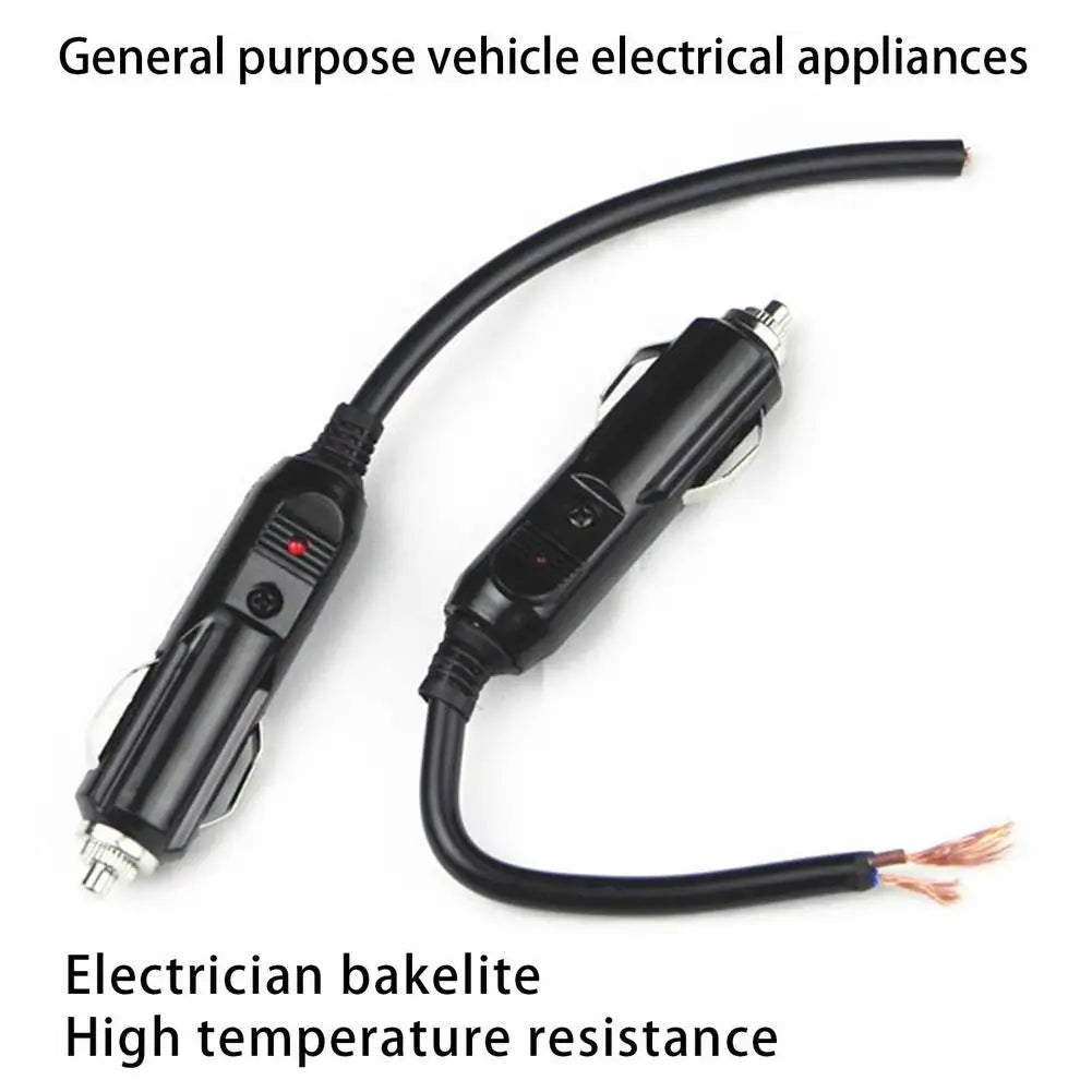12V/24V Car Cigarette Lighter Plug LED Connector Adapter