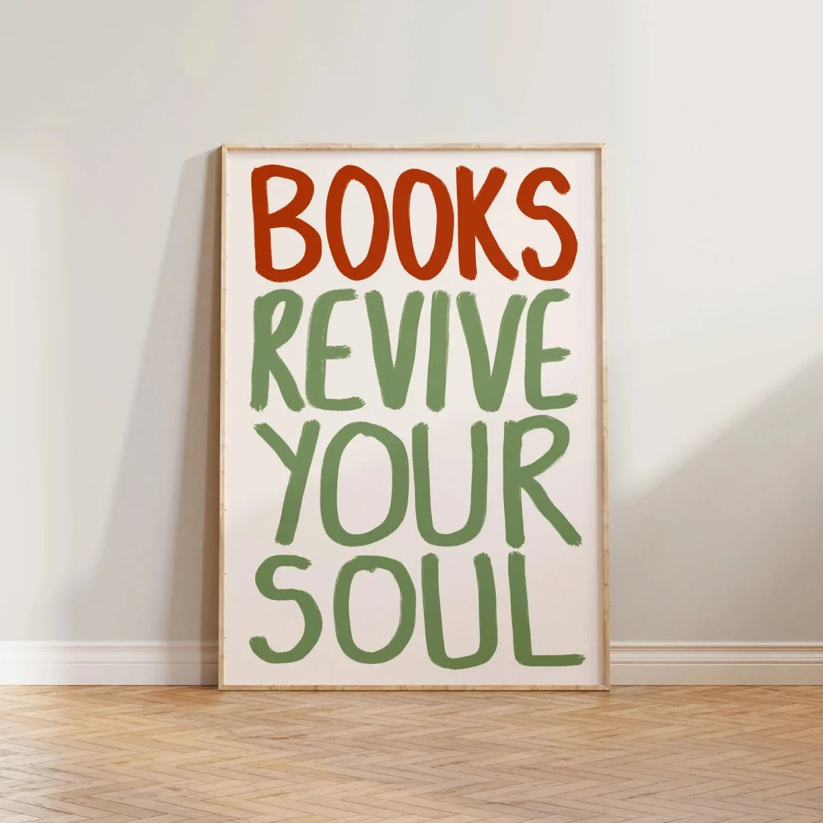 Read More Books Abstract Canvas Wall Art Print | Unframed