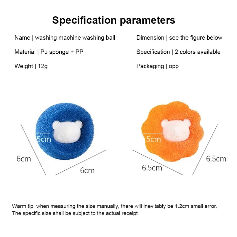 Laundry Washing Balls – Pet Hair & Lint Remover | 1–3 Pack