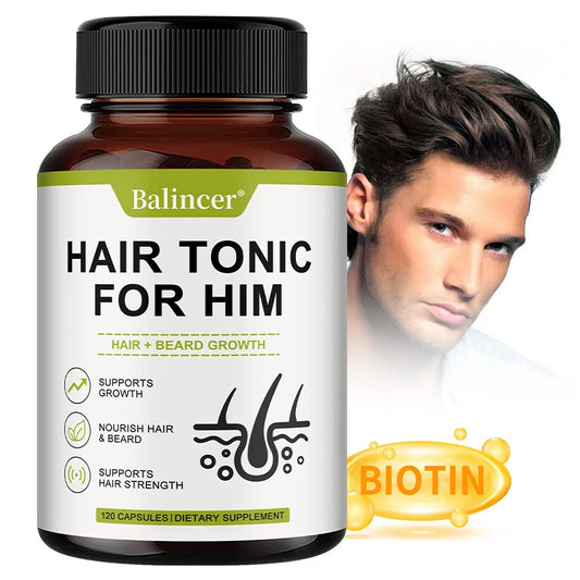 Biotin 5000mcg Capsules with Bamboo, Vitamin B6, Hair Growth, Skin & Nail Health, Anti-Hair Loss Support, 120 Capsules Peaceful Pleasures Health and Wellness