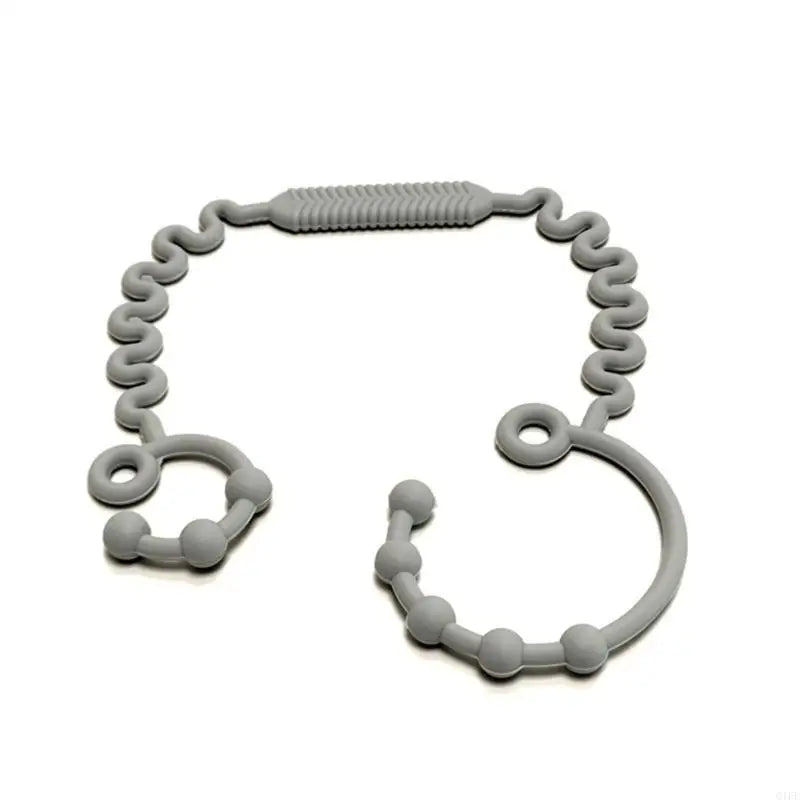 Silicone Baby Teether Pacifier Holder & Bottle Tether Clip