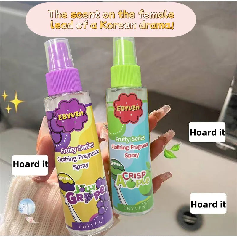Fresh Fruit Fragrance Thai Strawberry Cantaloupe Grape Fragrance Lasting Summer Light Fragrance Deodorant New Perfume Spray 30ml Peaceful Pleasures Health and Wellness green apple grape