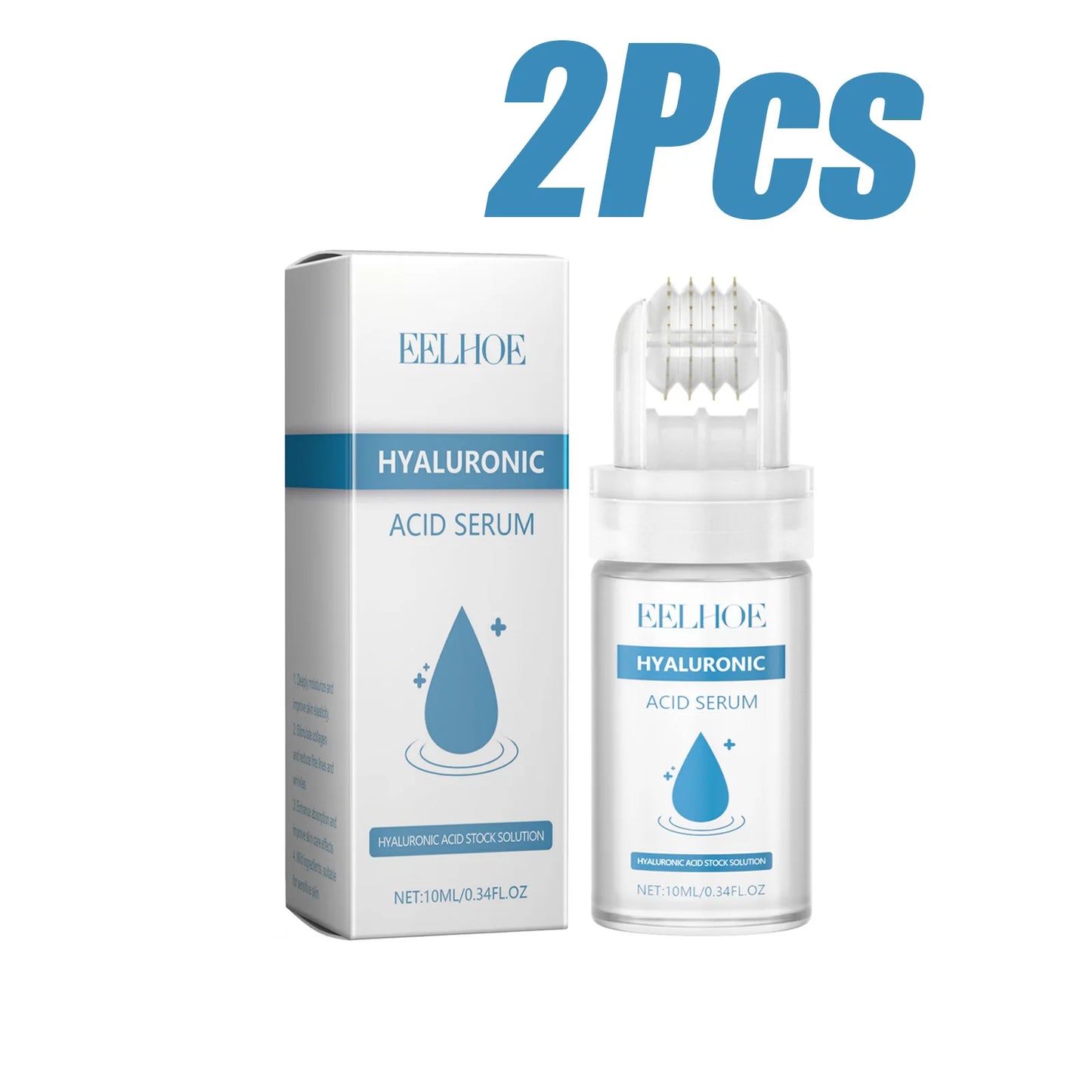Hyaluronic Acid Microneedle Roller Serum – Hydrate & Brighten