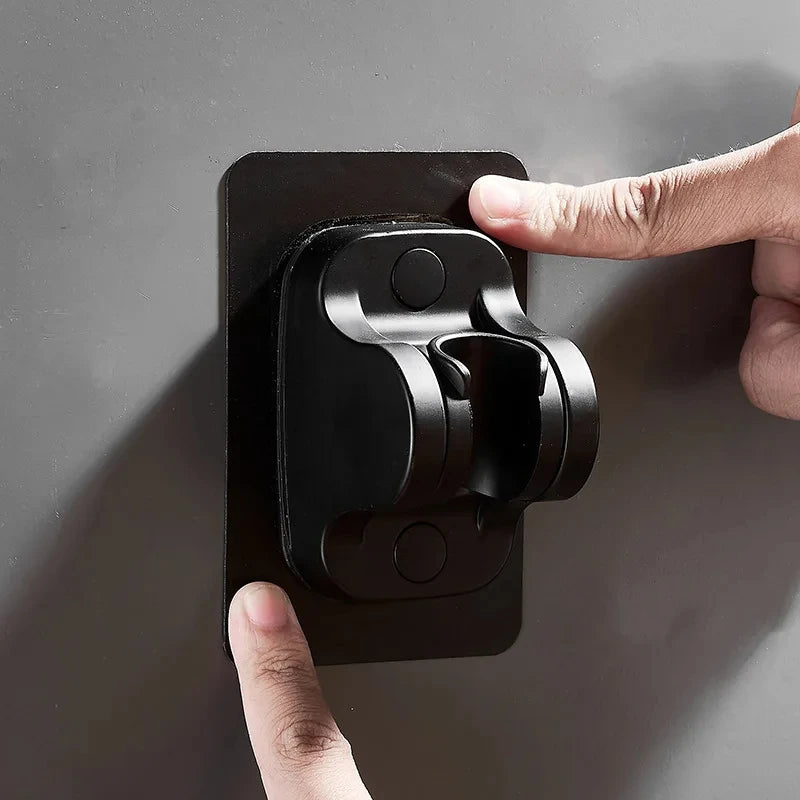Adjustable No-Drill Shower Head Holder | Wall Bracket