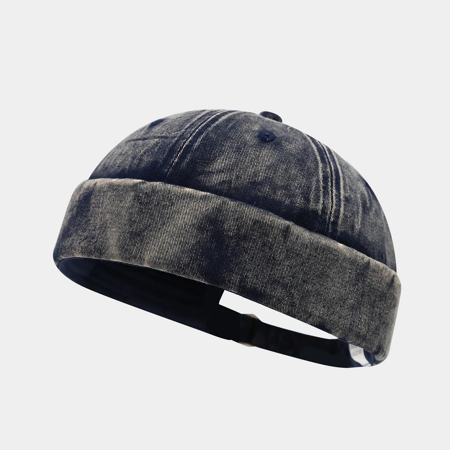 Vintage Dome Knit Beanie Hat – Unisex Adjustable Winter Cap
