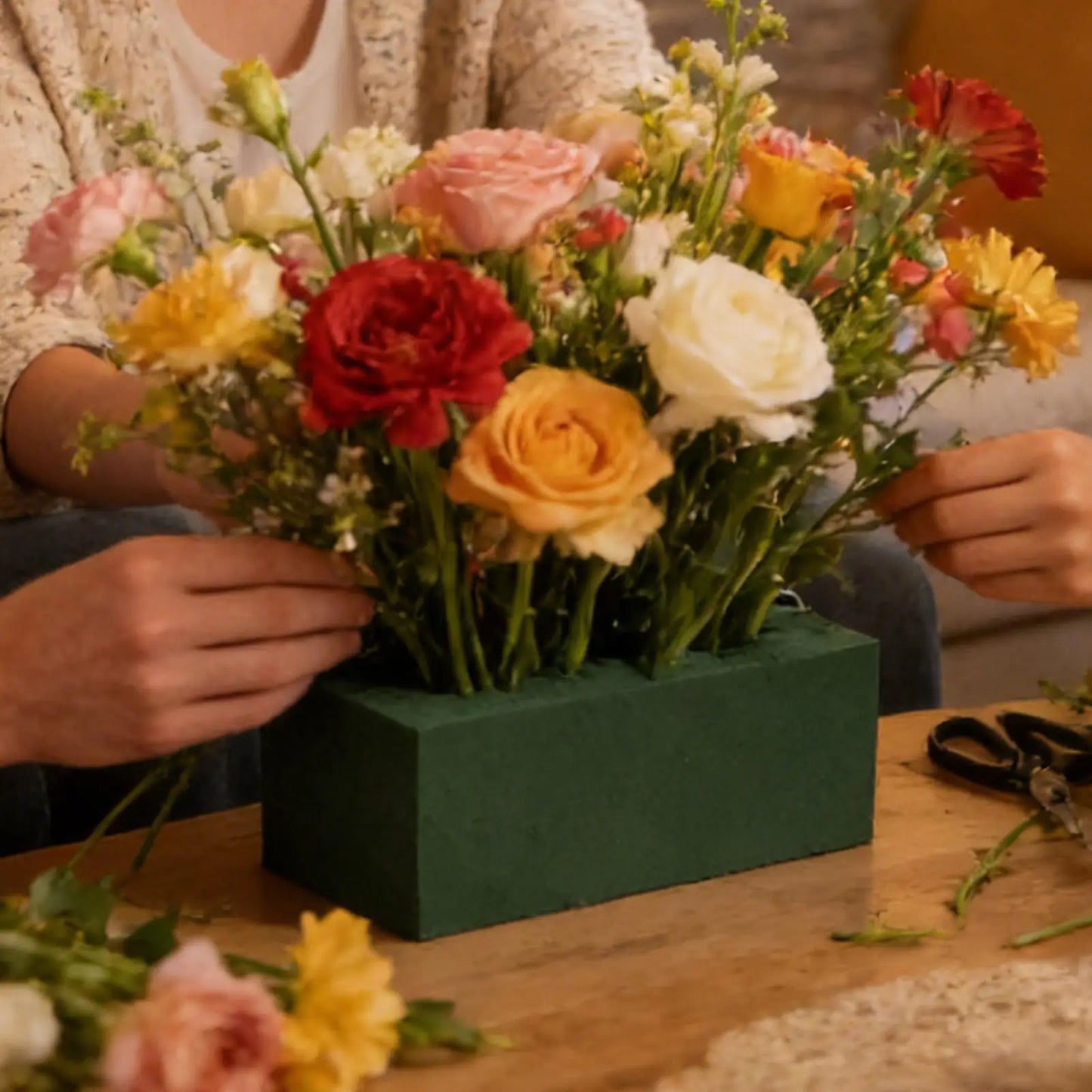 Wet Floral Foam Blocks for DIY Wedding & Party Arrangements