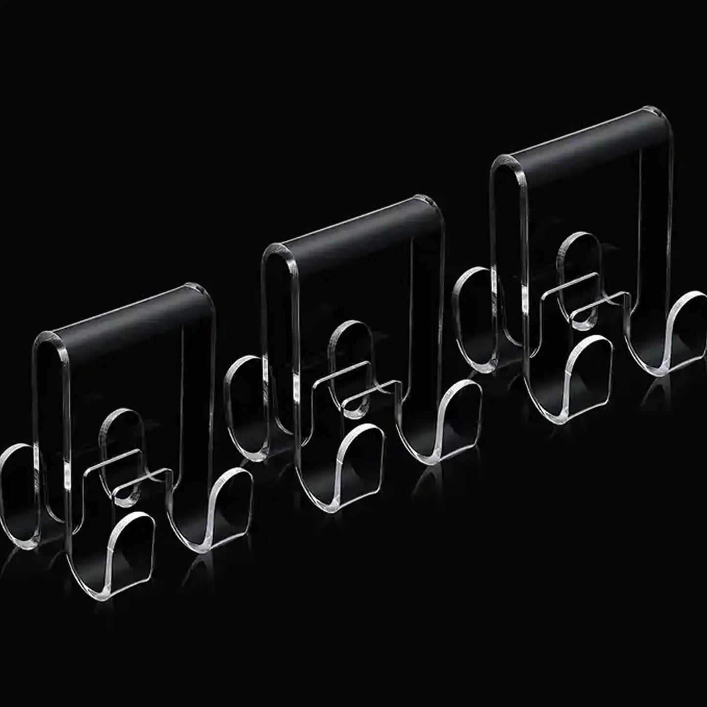 Acrylic Shower Door Towel Hooks – Clear Over Glass Hook