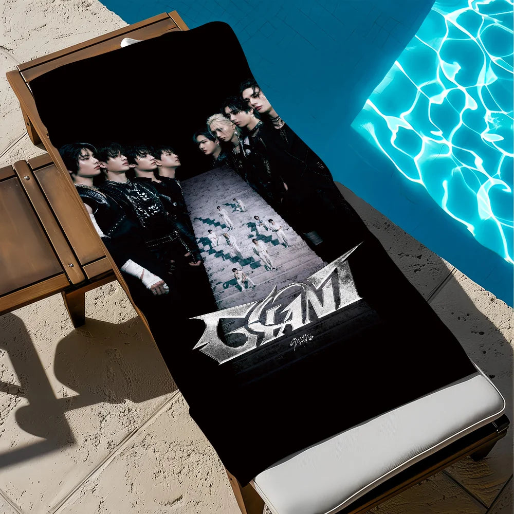 KPOP Stray Kids Beach Towel – Quick Dry Sports & Travel Gift