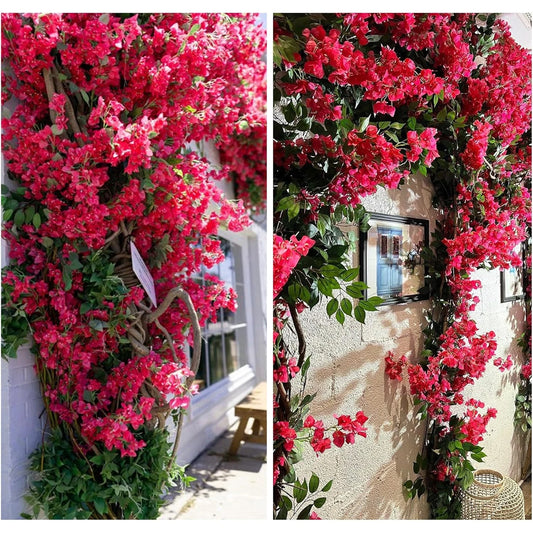 Artificial Plum Blossom Vine Garland for Wedding & Home Decor Artificial Flower Vine Peaceful Pleasures Health and Wellness