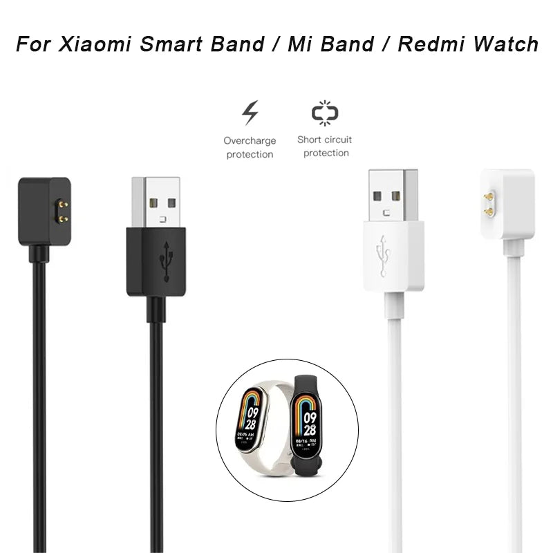 Magnetic Chargering For Xiaomi Smart Band 10/8/9/8 Active Redmi Watch 5/5Acitve/3 Active/Watch 4 Universal USB Charging Cable Peaceful Pleasures Health and Wellness
