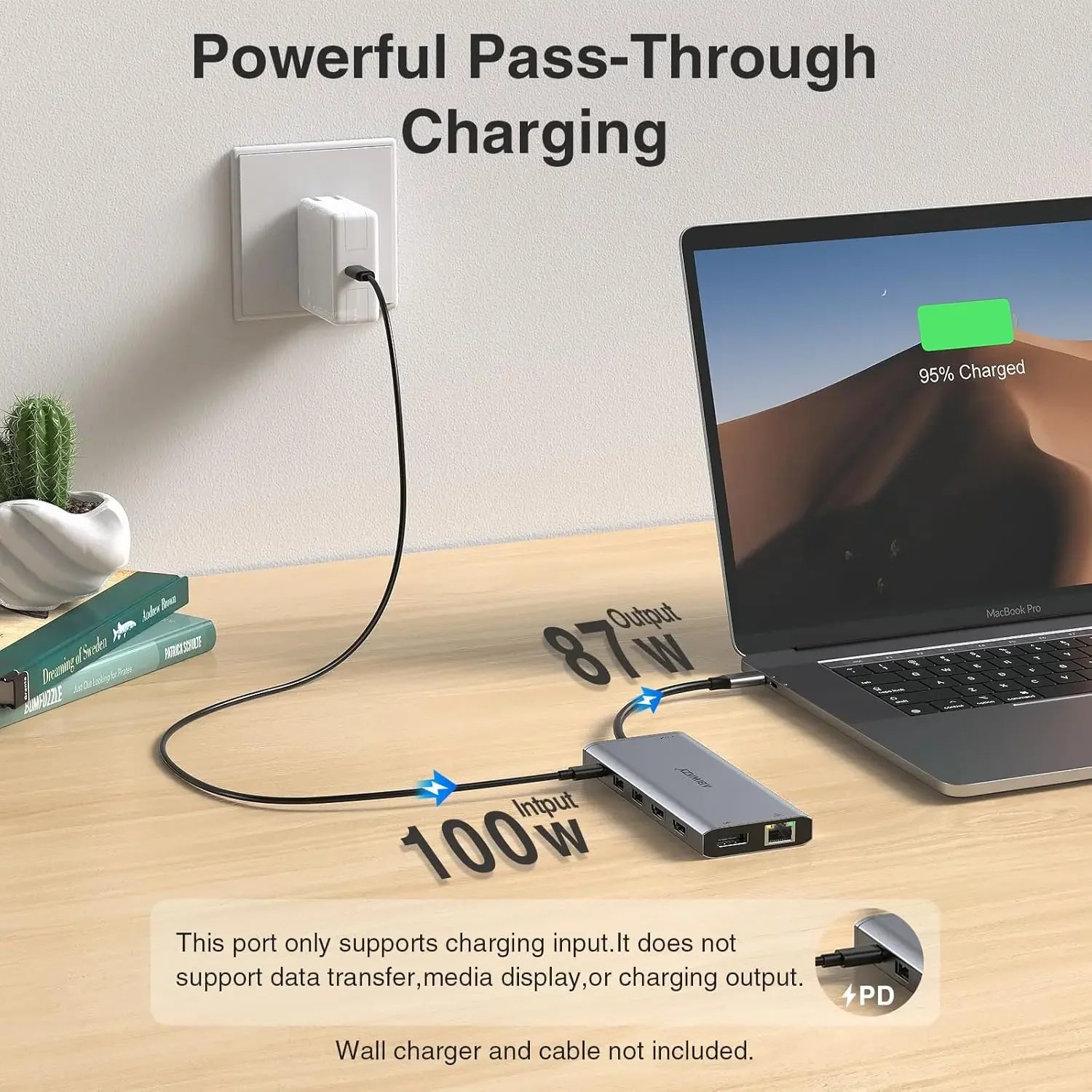 USB-C Triple Monitor Docking Station with 14 Ports: 4K HDMI, PD Charging, Ethernet, USB-A/C Peaceful Pleasures Health and Wellness