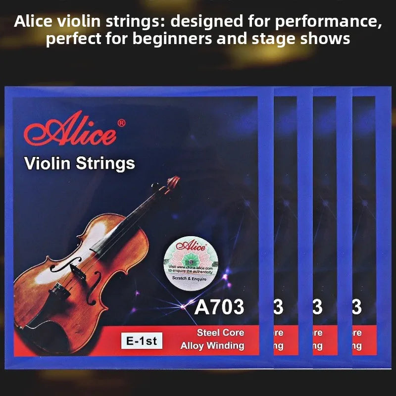 Alice A703 Violin String Strings Bulk 1-4 Accessories