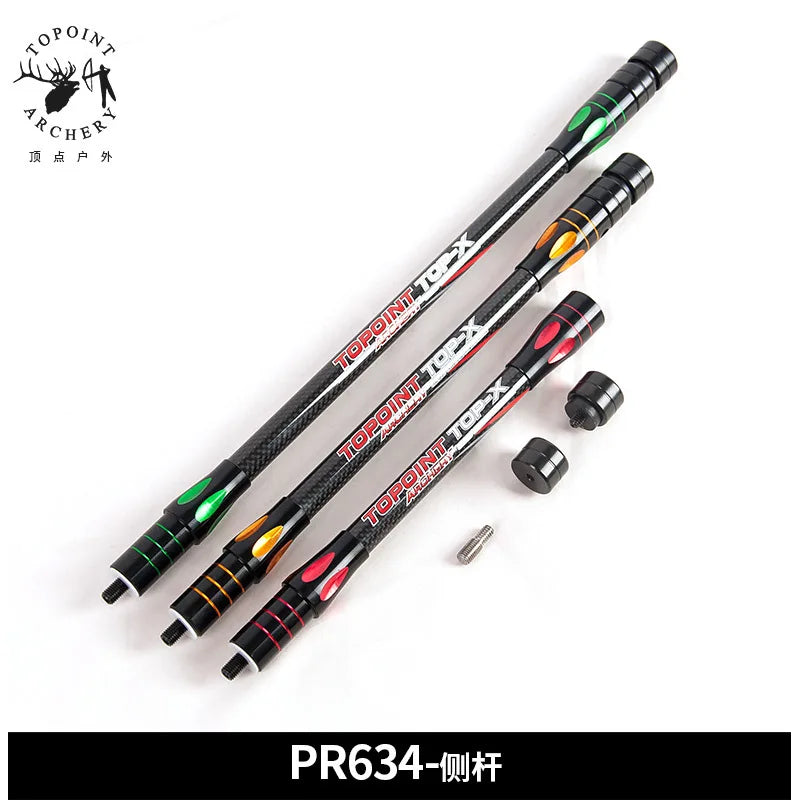 Topoint PR634 10 12 15 Recurve Bow Stabilizer Bar 3K Pure Carbon