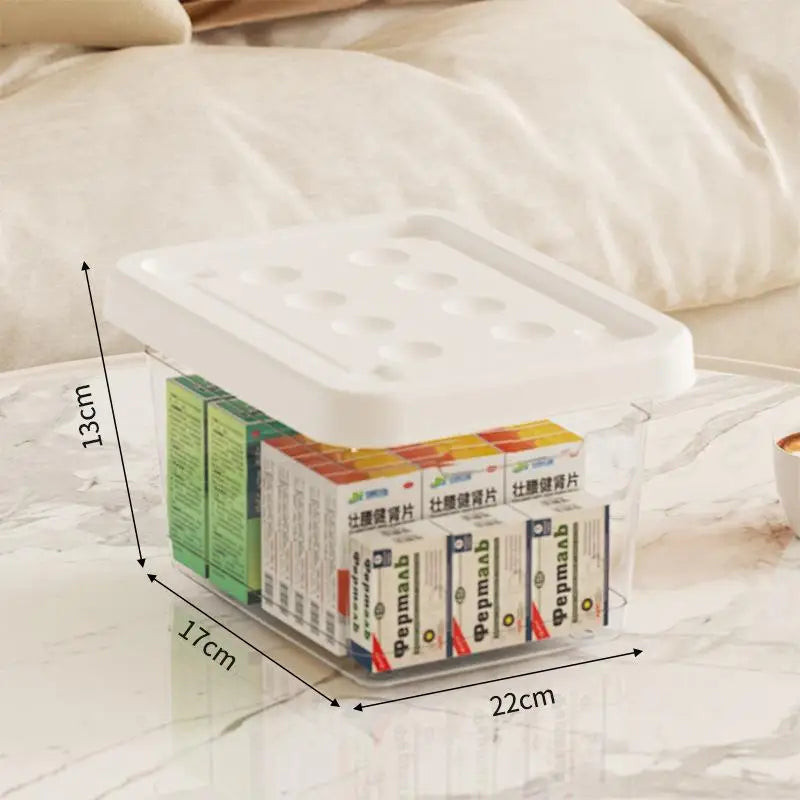 3-Tier Foldable Medicine Organizer | Portable First Aid Box