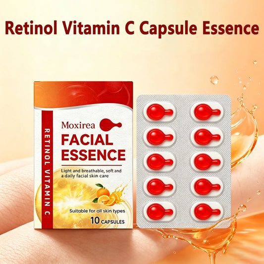 Vitamin C Capsule Serum with Retinol & Glycerin – Face Essence Vitamin C Face Serum Peaceful Pleasures Health and Wellness