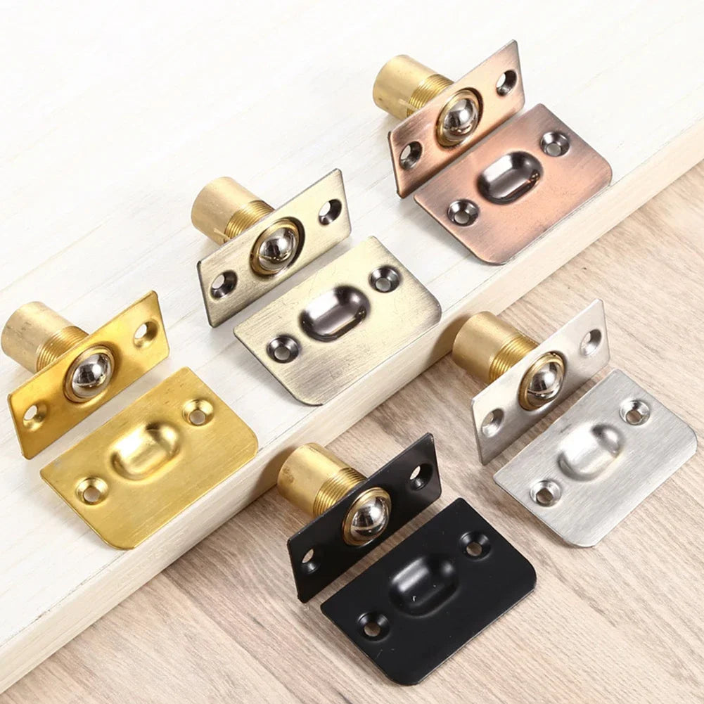Spring Ball Catch Latch – Copper & Steel Cabinet Door Lock