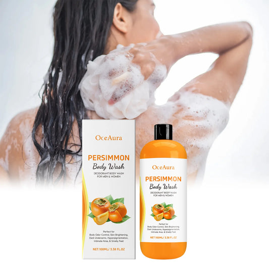 Persimmon Body Wash Gel – Moisturizing Exfoliating Shower Gel