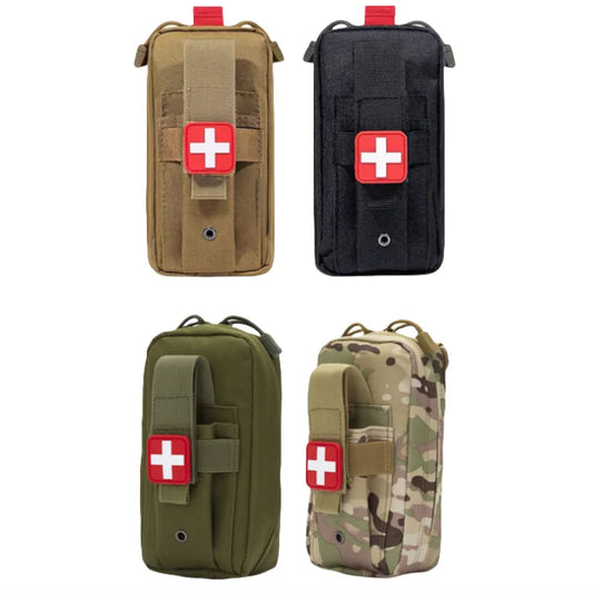 Tactical First Aid Kit Nylon Waist Bag – Portable & Waterproof Tactical First Aid Bag Peaceful Pleasures Health and Wellness