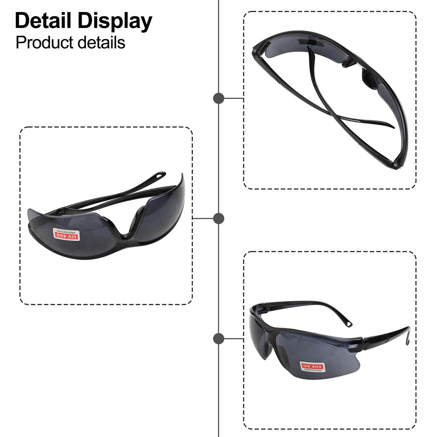 Protective Safety Sunglasses – Dustproof, Windproof & UV Shield