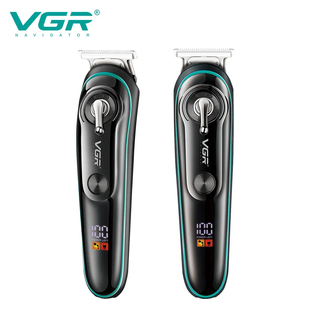 VGR Professional Hair Clipper Men's Waterproof Hair Trimmer Grooming Tools Rechargeable Cordless Hair Clipper for Barber V-075 Peaceful Pleasures Health and Wellness