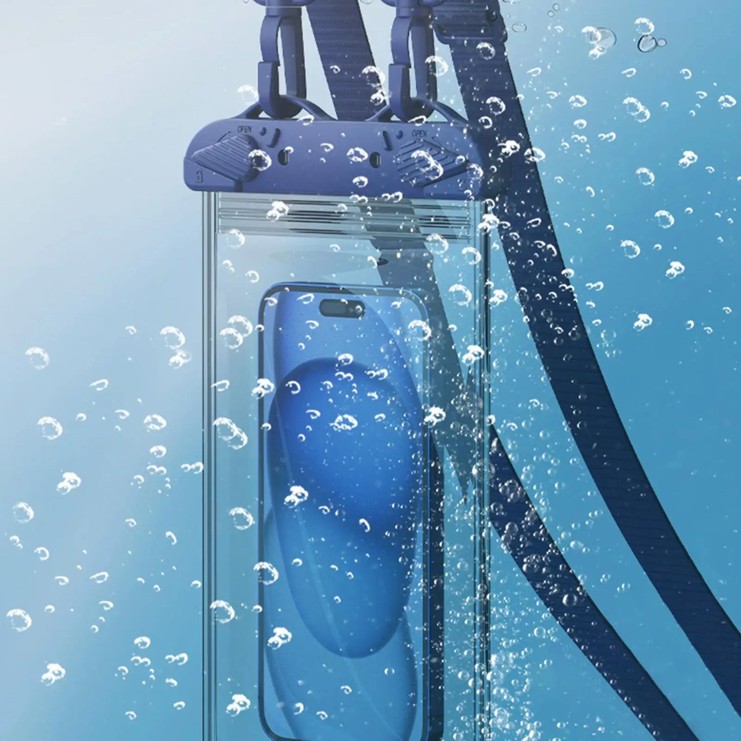Waterproof Bag for Phone Cellphone Dry Holder with Lanyard Underwater Phone Bag for Beach Pool Cruise Vacation Travel Road Trip Peaceful Pleasures Health and Wellness