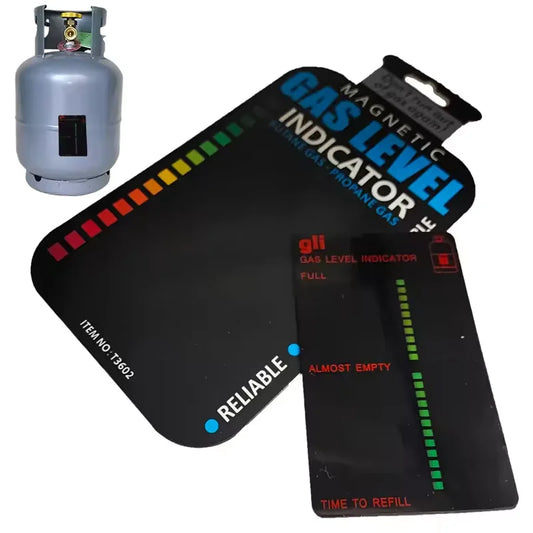 Magnetic Gas Cylinder Tool Gas Tank Level Indicator Propane Butane LPG Fuel Gauge Caravan Bottle Temperature Measuring Stick Peaceful Pleasures Health and Wellness