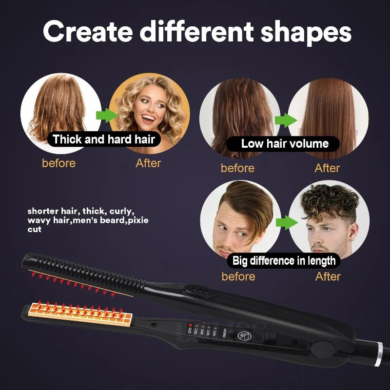 URGGU Pencil Flat Iron – Mini Hair & Beard Straightener